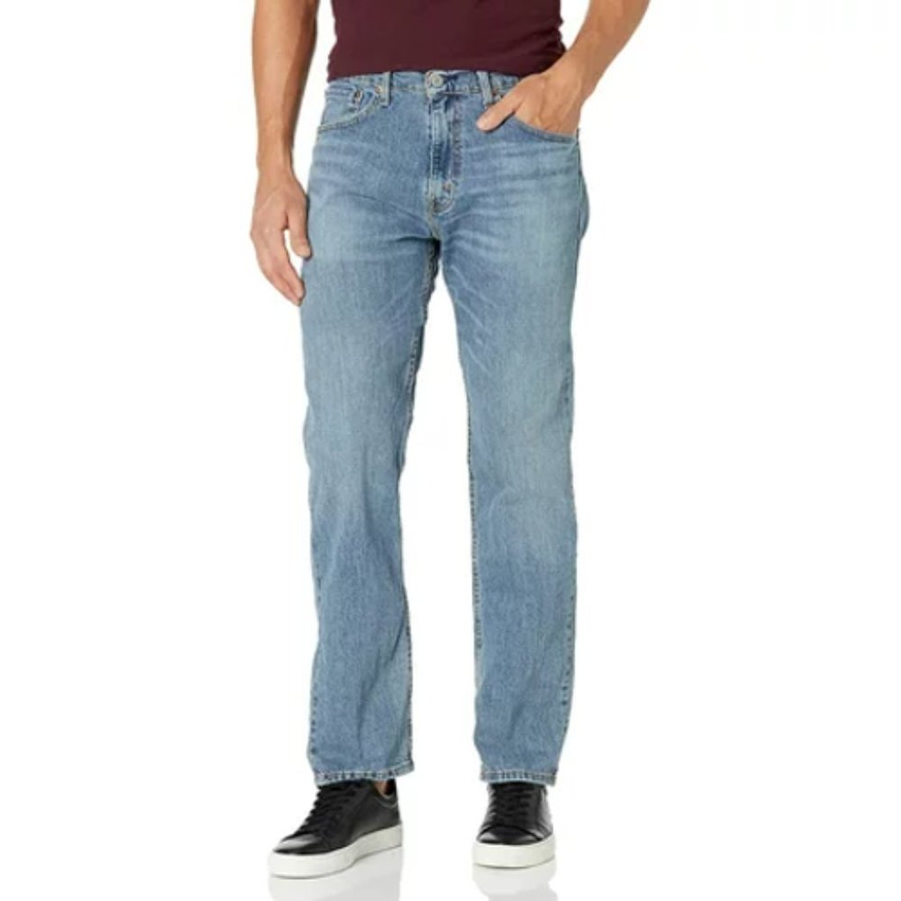 Men's Levi's 505 Eco-Ease Regular-Fit Stretch Jeans, Light Blue, Size: 38W X 30L